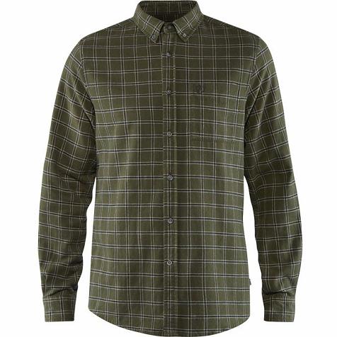 Fjallraven Men Övik Shirts Green PH8992 Philippines